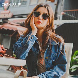 CHAN ISSUE sunglasses portrait